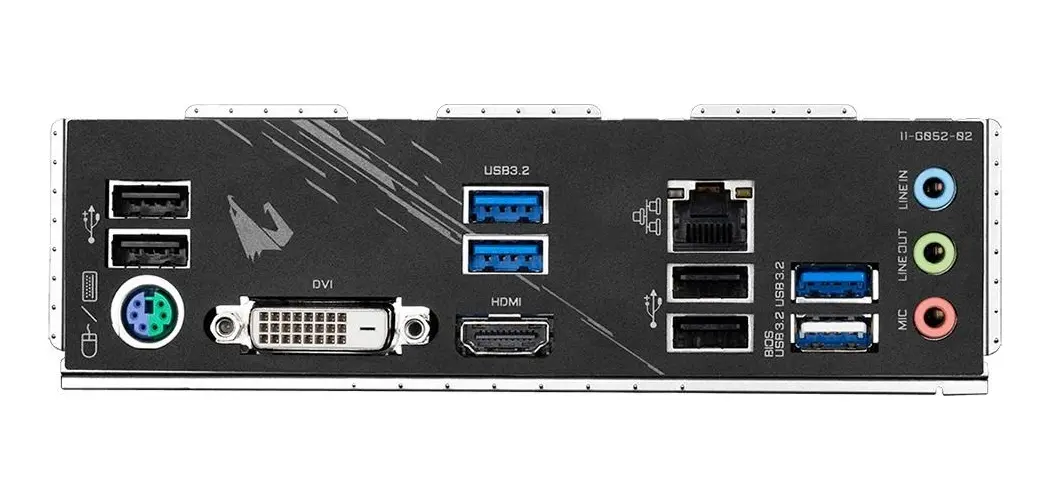 Placa Mae Gigabyte B550m Aorus Elite Am4 Ddr4 Hdmi M-atx Cor Preto