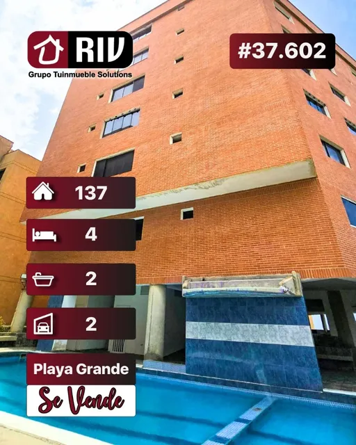 Venta-apartamento Ubicado En La Urbanización Playa Grande, Catia La Mar, Estado La Guaira.