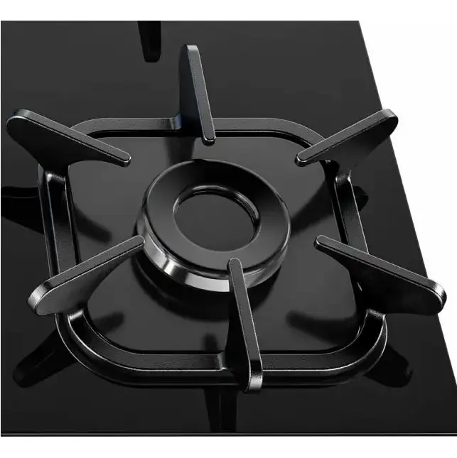 Cooktop Mueller 5 bocas Preto com Queimador Tripla chama - Imagem 4