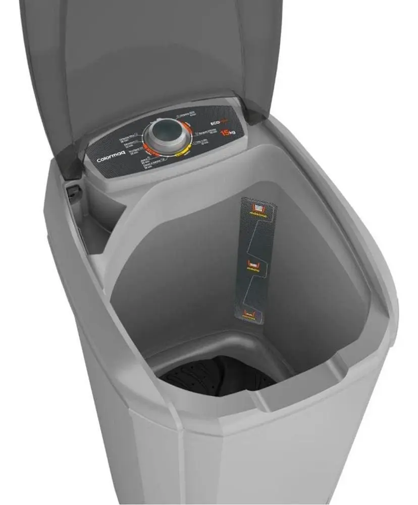 Tanquinho De Roupas 15kg Lcs15 Semiautomático Colormaq 110v Prata - Imagem 4