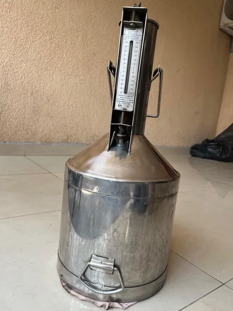 Jarra Patrón Medidora 20 Litros Acero Inoxidable 