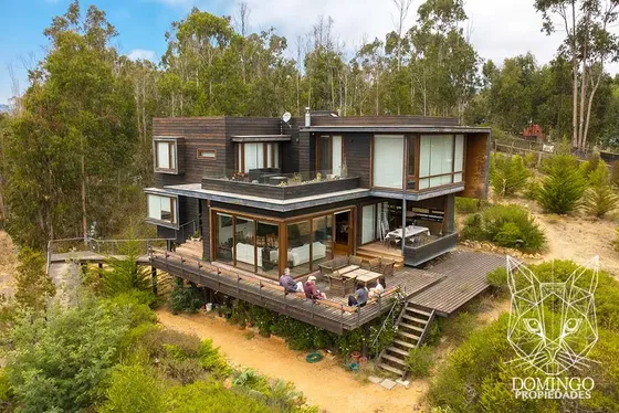 Casa Familiar En Condominio Bosquemar Tunquén
