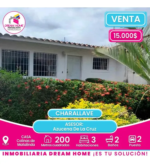 Casa En Venta  Colinas De Matalinda - Charallave