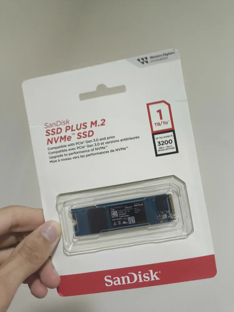 Ssd M.2 1tb Sandisk Plus Nvme 2280 | Frete grátis