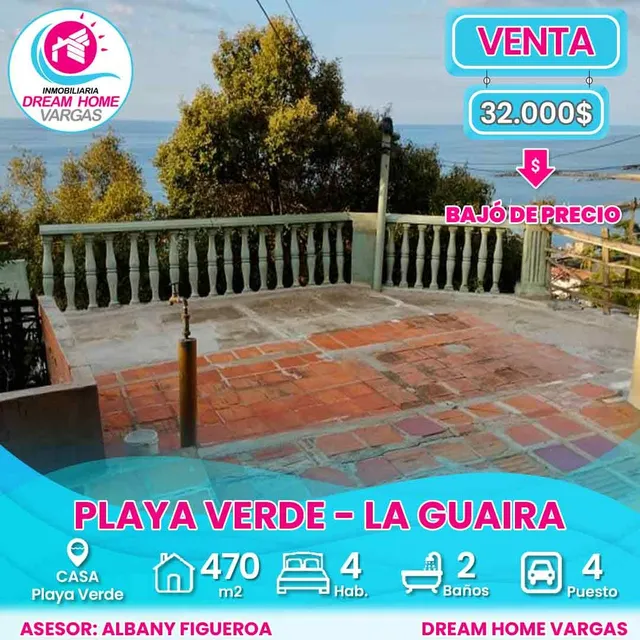 Casa En Venta  Playa Verde - La Guaira