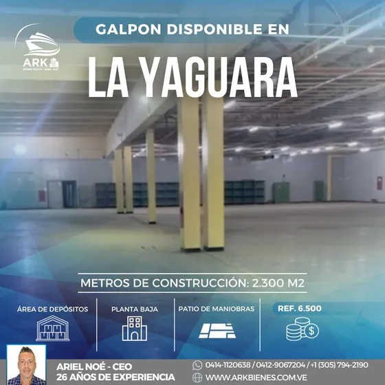 (#1189) Galpón De 2.300 M2 En La Yaguara 