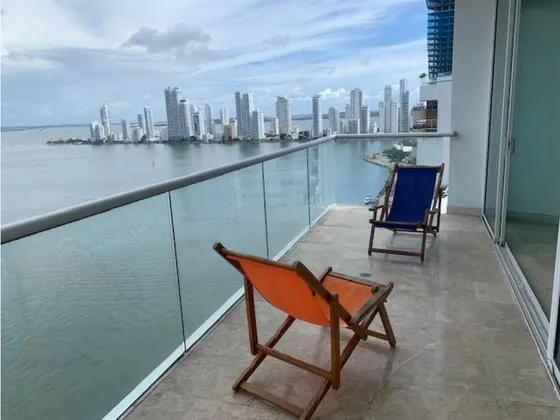 Venta Apartamento   De 3 Alc Frente Bahia Bocagrande
