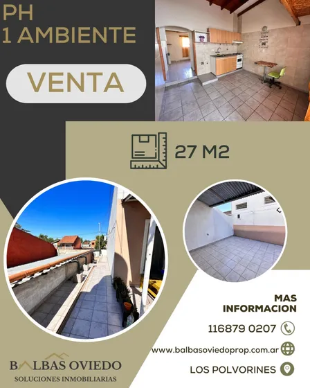 Departamento Ph 2 Ambientes, Los Polvorines