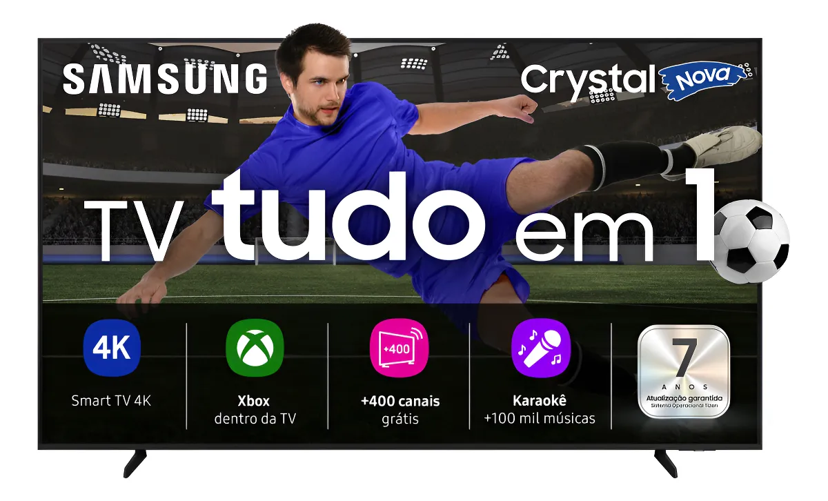 Smart Tv Samsung U8100f Crystal Uhd 4k 2025 43 Preto