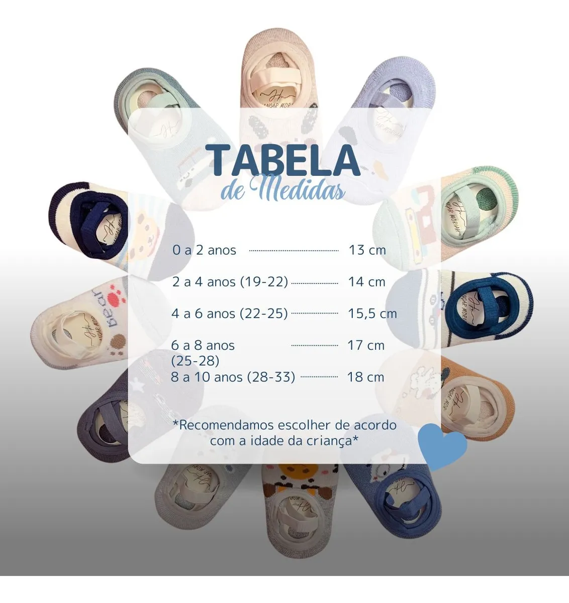 Tabela de medidas