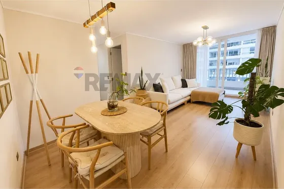 Amplio Dpto. Plaza Ñuñoa | Terraza 12 M²