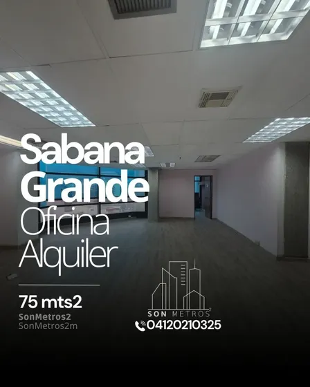 Oficina Alquiler Sabana Grande 75 Mts2. Sonmetros2