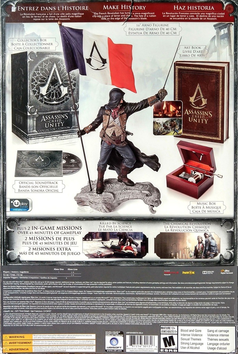 Assassin S Creed Unity Collectors Edition Xbox One En Karzov Mercado