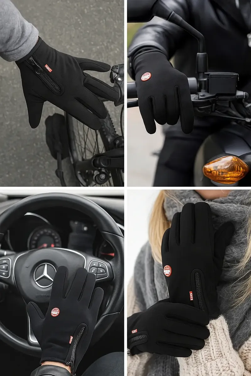 Luva Motoqueiro Moto Térmica Impermeável Touch Inverno Frio — foto 7
