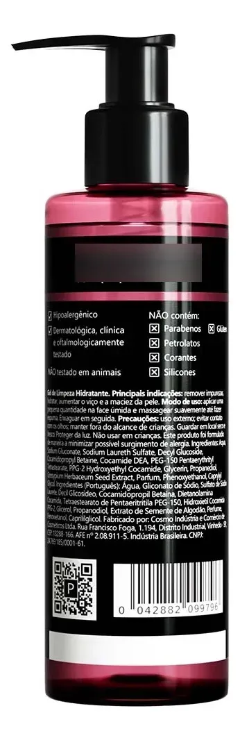 Principia Gel De Limpeza Facial Gl-03 200g Sensível Dia/noite