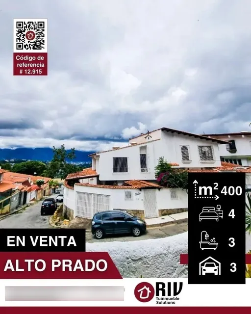 Venta - Quinta En Alto Prado. Caracas 