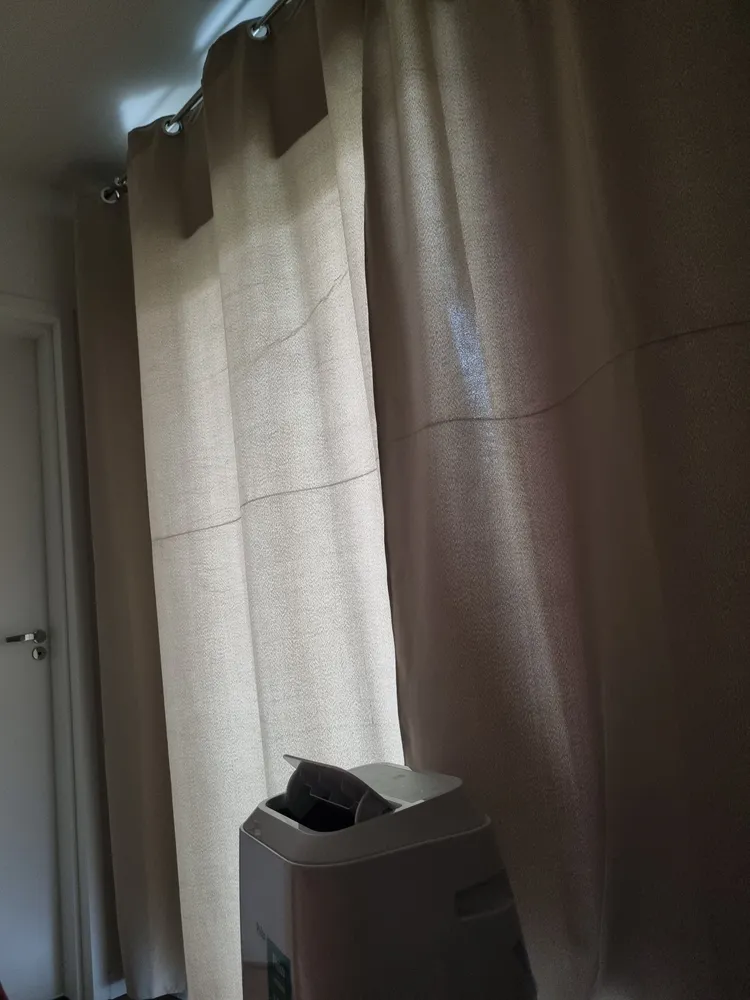 Cortina 4,00x2,50 Metros Blackout Blecaute Palha Corta Luz Em Tecido Grosso Para Quarto E Sala Casa Laura Enxovais - Imagem 3