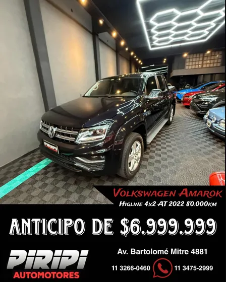 Volkswagen Amarok 2.0 Cd Tdi 180cv 4x2 Highline Pack At