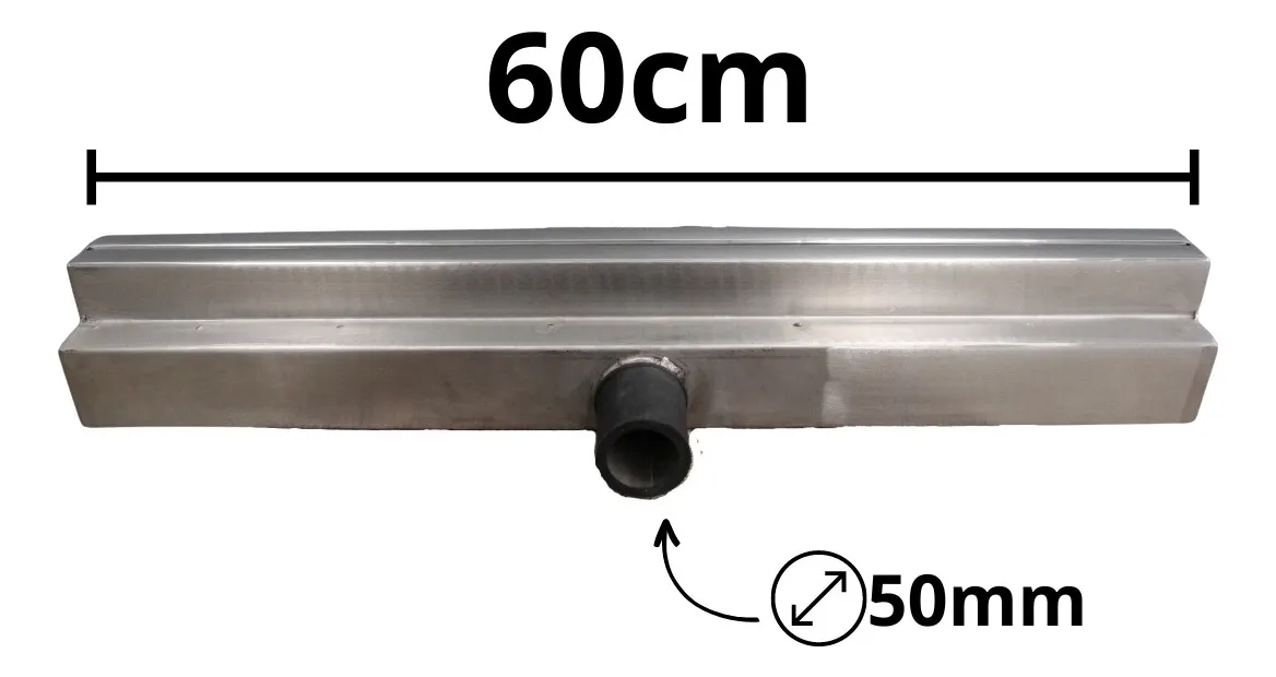 Cascata Piscina Inox 304 Embutir De Parede 60cm Aço Polido - Imagem 3