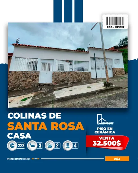 Casa En Venta En Colinas De Santa Rosa. Cúa