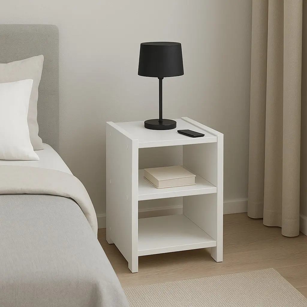 Mesa De Cabeceira Nicho Quarto Casal Solteiro Apoio De Cama