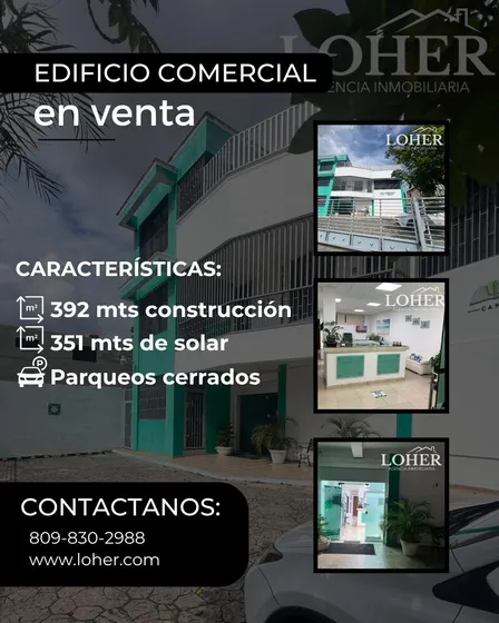 Edificio Comercial En Venta En Llanos De Gurabo, Santiago, R. D.