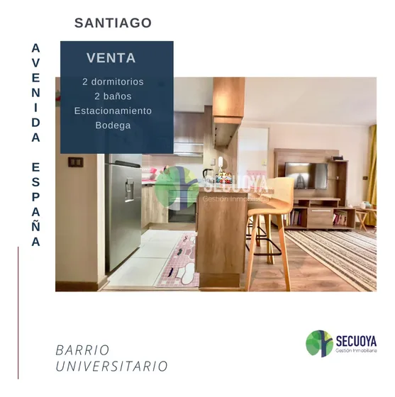 2 Dormitorios / 2 Baños / 1 Estac. / 1 Bod. Barrio República