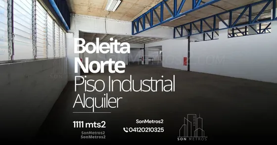 Depósito Piso Industrial Alquiler Boleita Norte 1111 Mts2 Sonmetros2 B-9qnx 1006