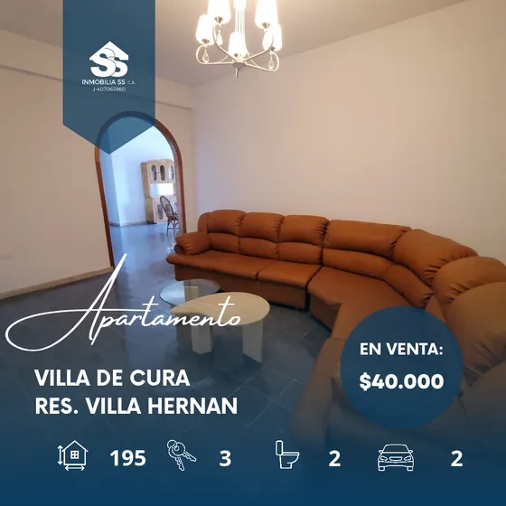 Se Vende Apartamento - Villa De Cura - Villa Hernández 