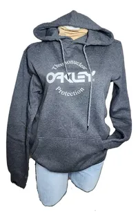 Poleron oakley gris hotsell