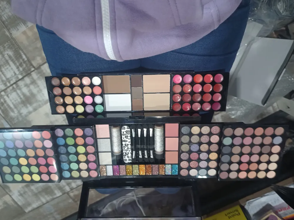Kit De Paleta De Maquiagem Com 187 Cores A Zx | Parcelamento sem juros
