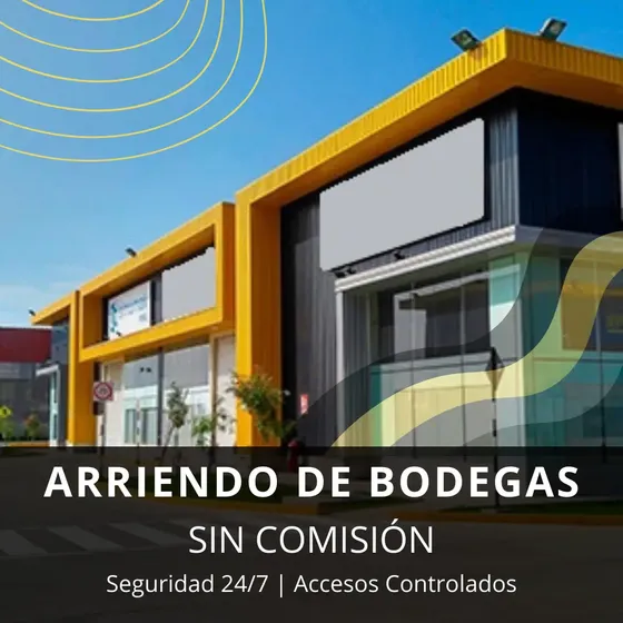 Arriendo De Bodega En Quilicura/ Sin Comsion Avs