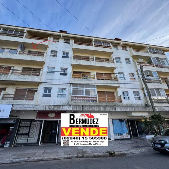 Venta Monoambiente En Mar Del Tuyu Calle 2 Entre 75 Y 76