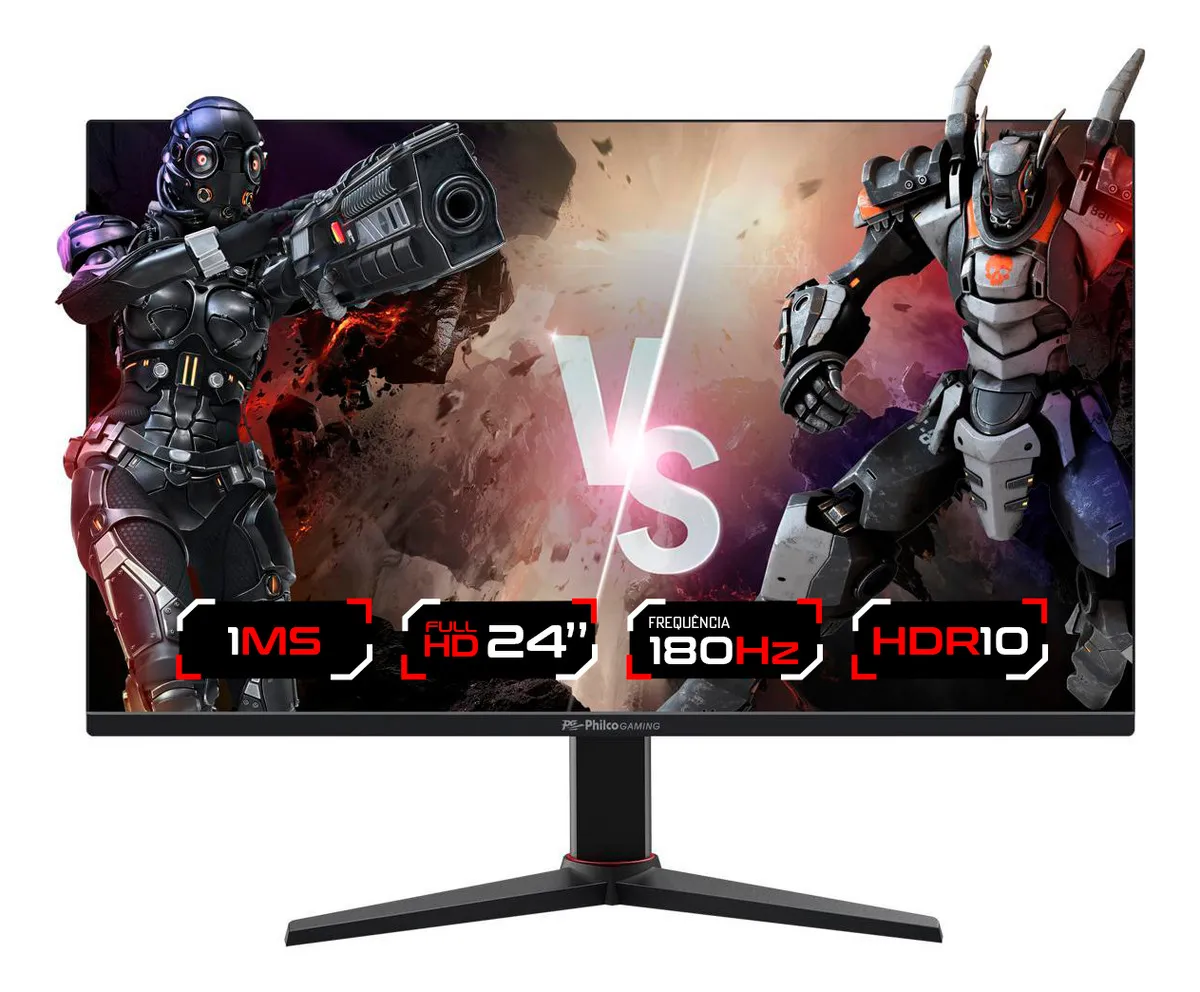 Monitor Gamer Philco 24” 180Hz Full HD 1MS PMG24M23T Monitor Gamer Philco 24” 180Hz Full HD 1MS PMG24M23T