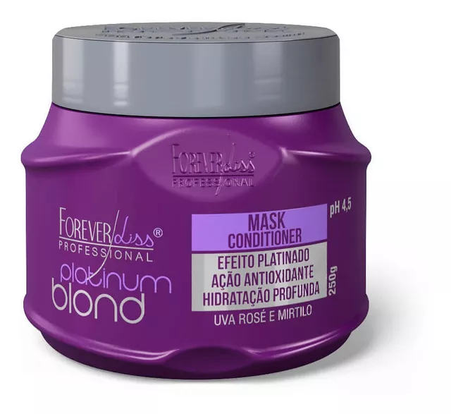 Máscara Matizadora Platinum Blond Forever Liss 250g