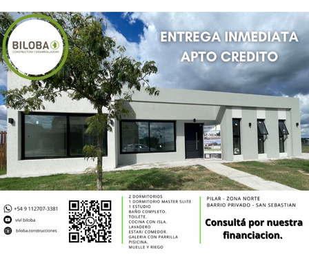 Casa En Venta Con Salida A Laguna Apto Credito - Zona Norte - Pilar - Barrio San Sebastian - Privado - Entrega Inmediata Casa En Venta Con Salida A Laguna Apto Credito - Zona Norte - Pilar - Barrio San Sebastian - Privado - Entrega Inmediata
