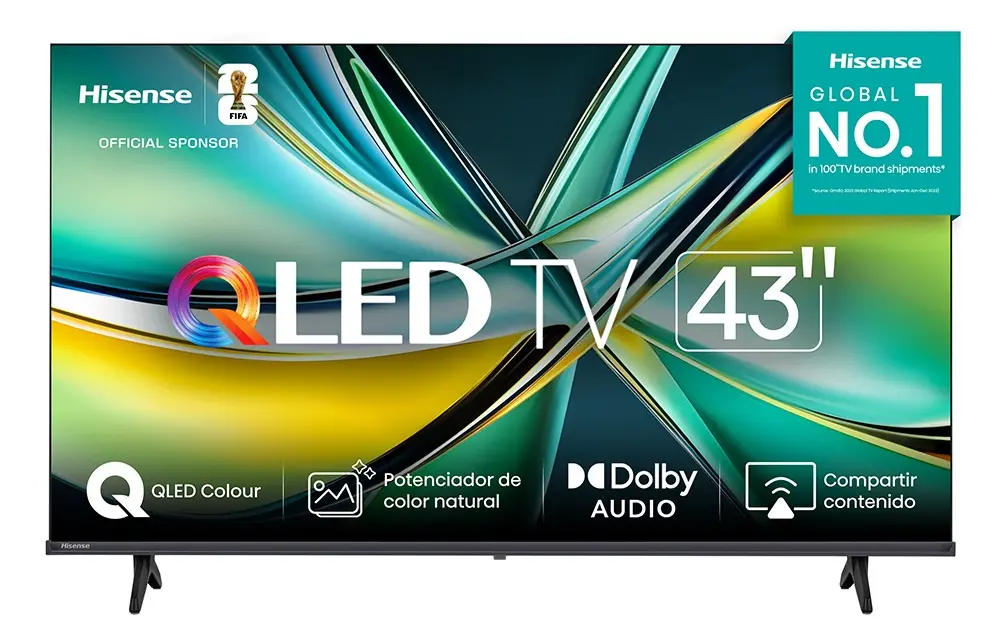 Televisor Hisense | 43 Pulgadas | Hi-QLED FHD | 43Q4SV