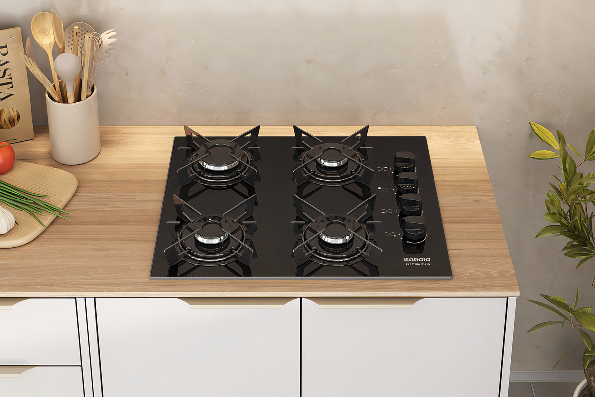 Cooktop Itatiaia Electra Plus 4 Bocas Preto Cooktop Itatiaia Electra Plus 4 Bocas Preto