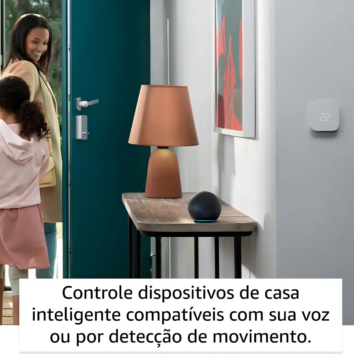 Imagem 6 de comparação entre Echo Show 8 de terceira geração e Echo Dot de quinta geração
