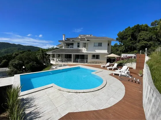 Casa Alto Padrão - Alto De Morro Em Porto Belo - Vista Única