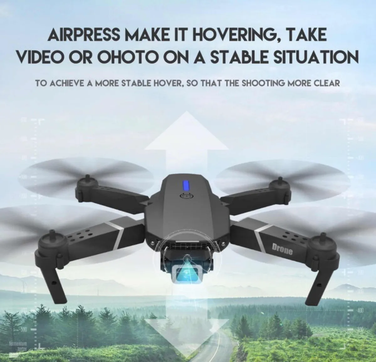 Voe Mais Alto, Pague Menos: Explore o Mundo com o E88 Drones Profissionais