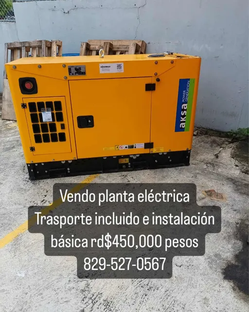 Vendo Planta Eléctrica Nueva