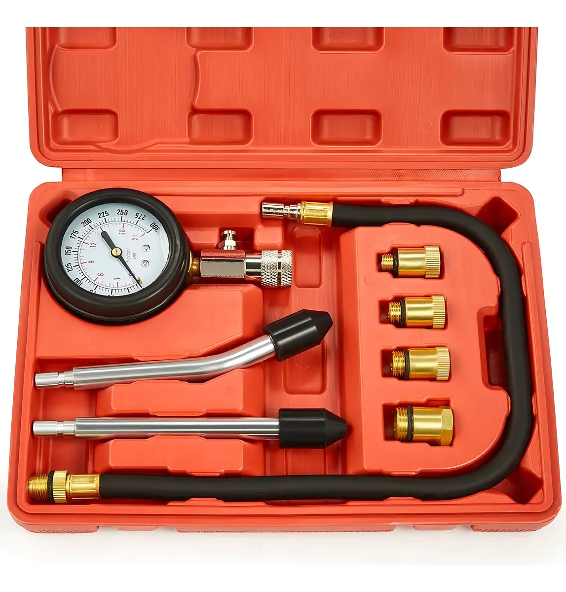 Medidor De Compressão De Motor P/ Teste De Cilindros A Gás