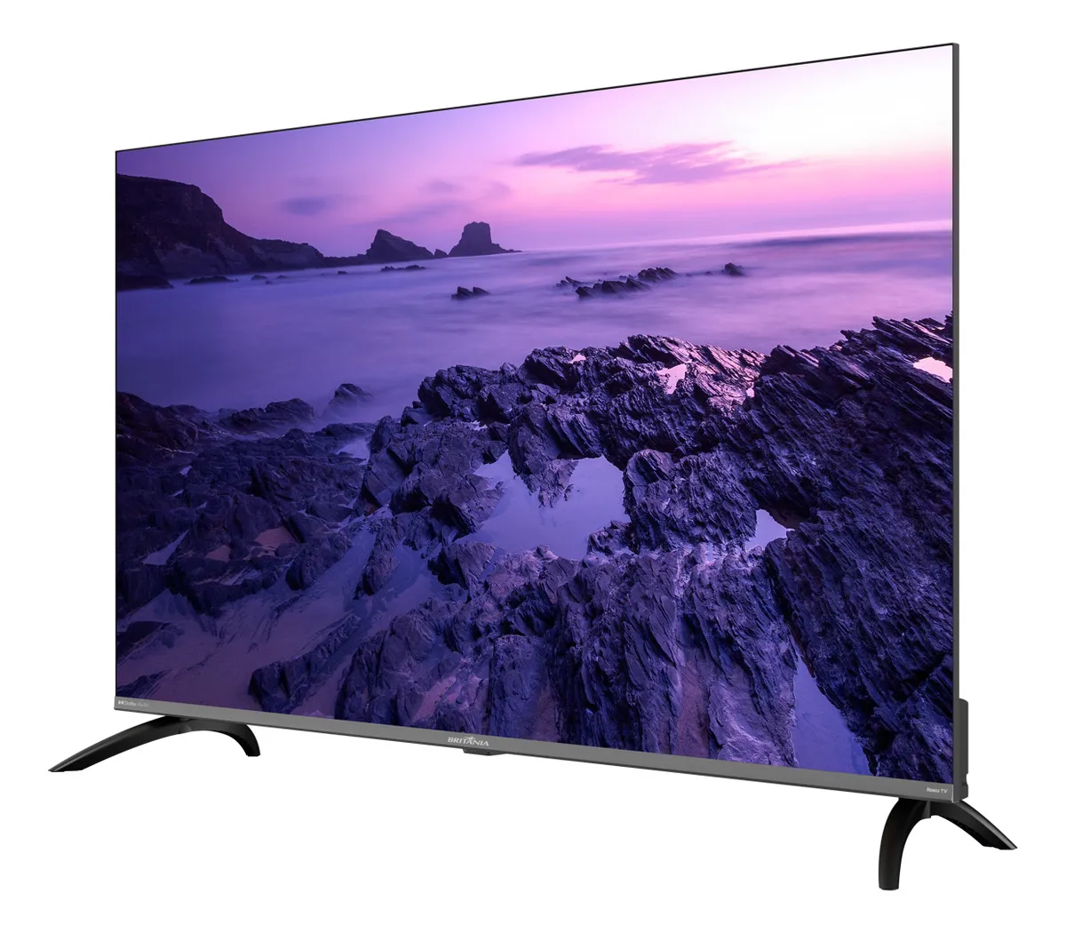 Smart Tv 50 Led 4k Britania B50cra Uhd Roku Dolby Audio Wi-fi Hdmi Hdr10 110/220v - Imagem 4