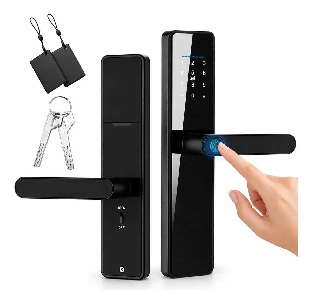 Fechadura Digital Boxwy Fechadura Eletrônica Biométrica Touch - Digital Inteligente - Avaliação e Oferta Oficial