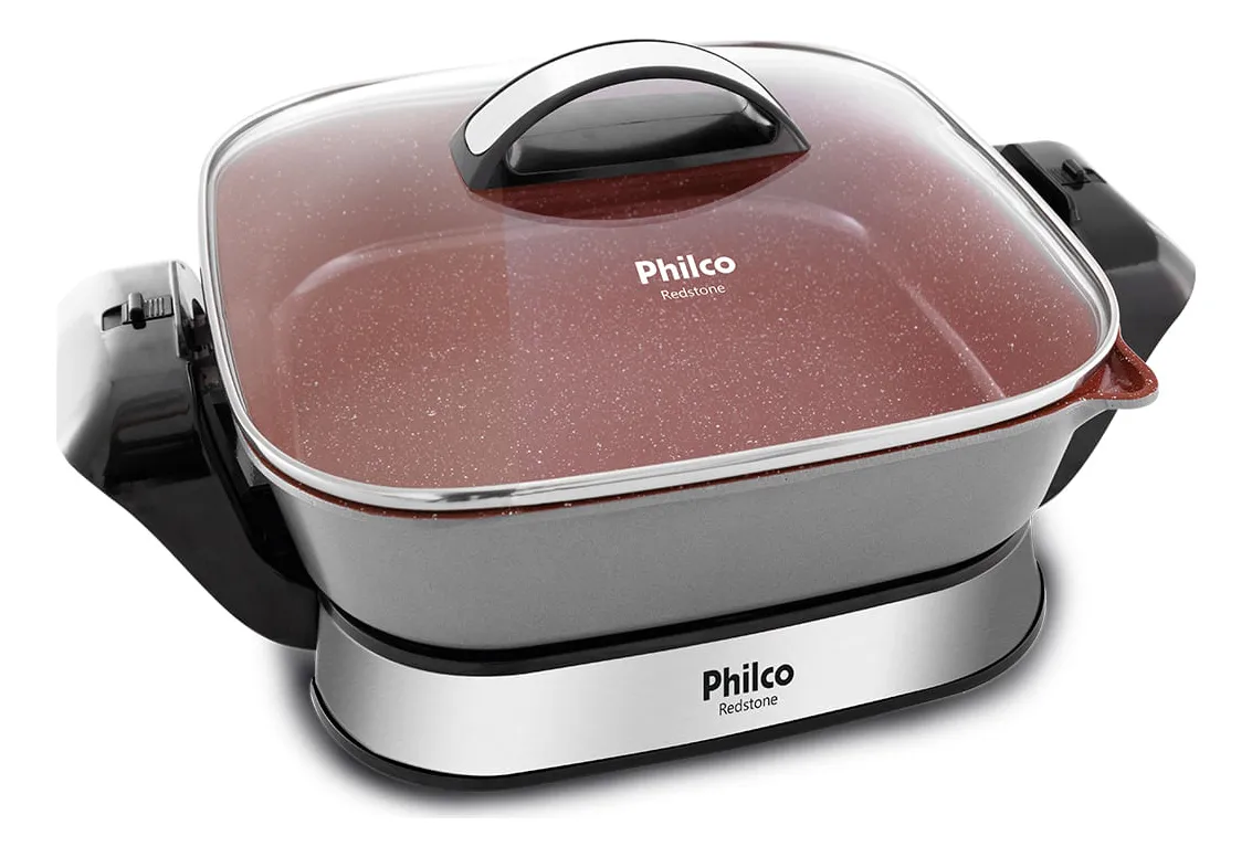 Panela Elétrica Philco Redstone 4l Ppe04 Cor Vermelho