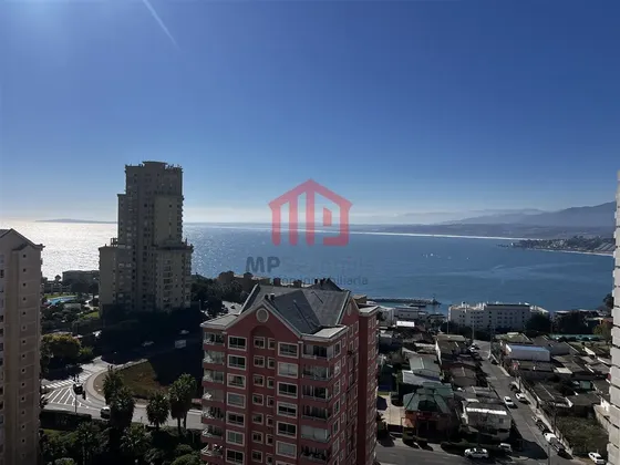 Depto En Costa Montemar, Espectacular Vista Al Mar,mucho Sol
