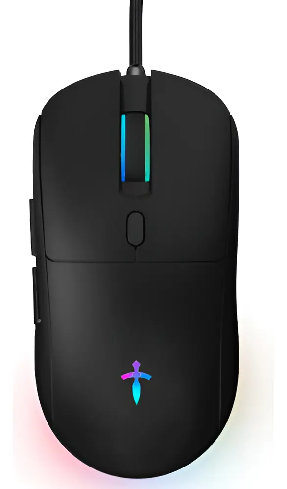 Mouse Gamer Titorion MG001 Óptico 7.200DPI Com Fio LED RGB Preto ou Branco