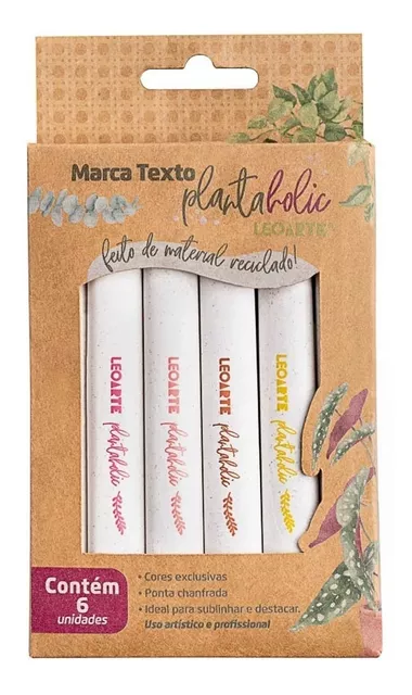 Kit Canetas Marca Texto Fofo 5 unidades Sorvetinho Art & Hobby