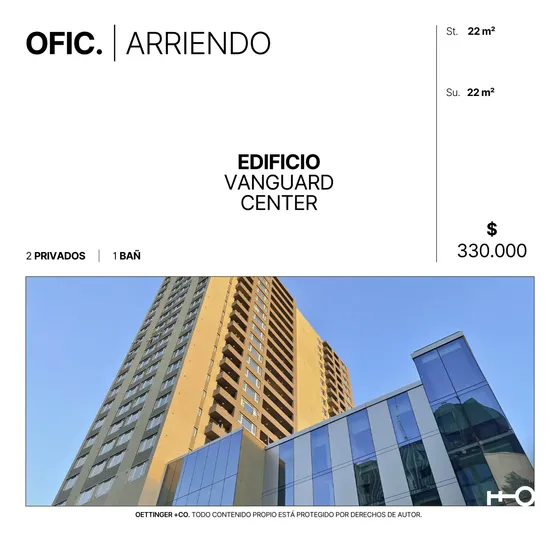 Oficina En Arriendo - Edificio Vanguardia Center.